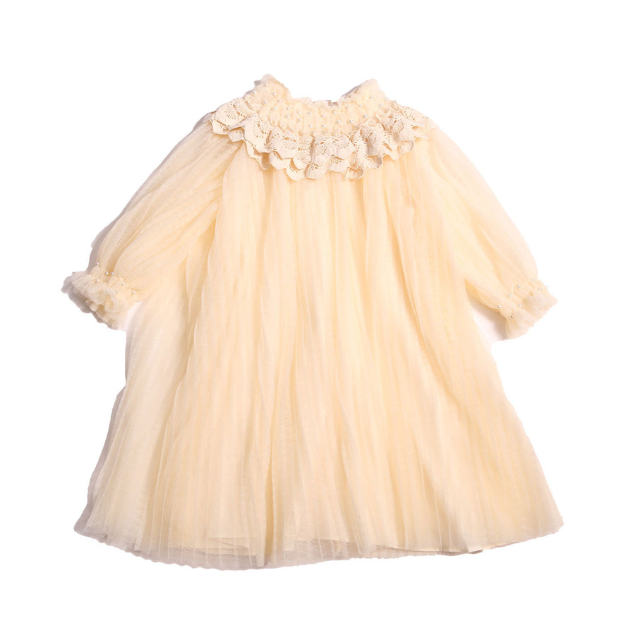 Tia Cibani Opal Crush Pleated Gael Dress