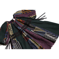 Tia Cibani Rainbow Gwenn Ribbon Tie Patchwork Dress