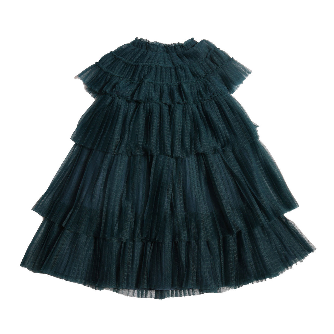Tia Cibani Celtic Pleated Capelet Maxi Dress