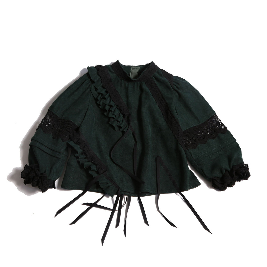 Tia Cibani Celtic Ruffled Party Brittany Blouse