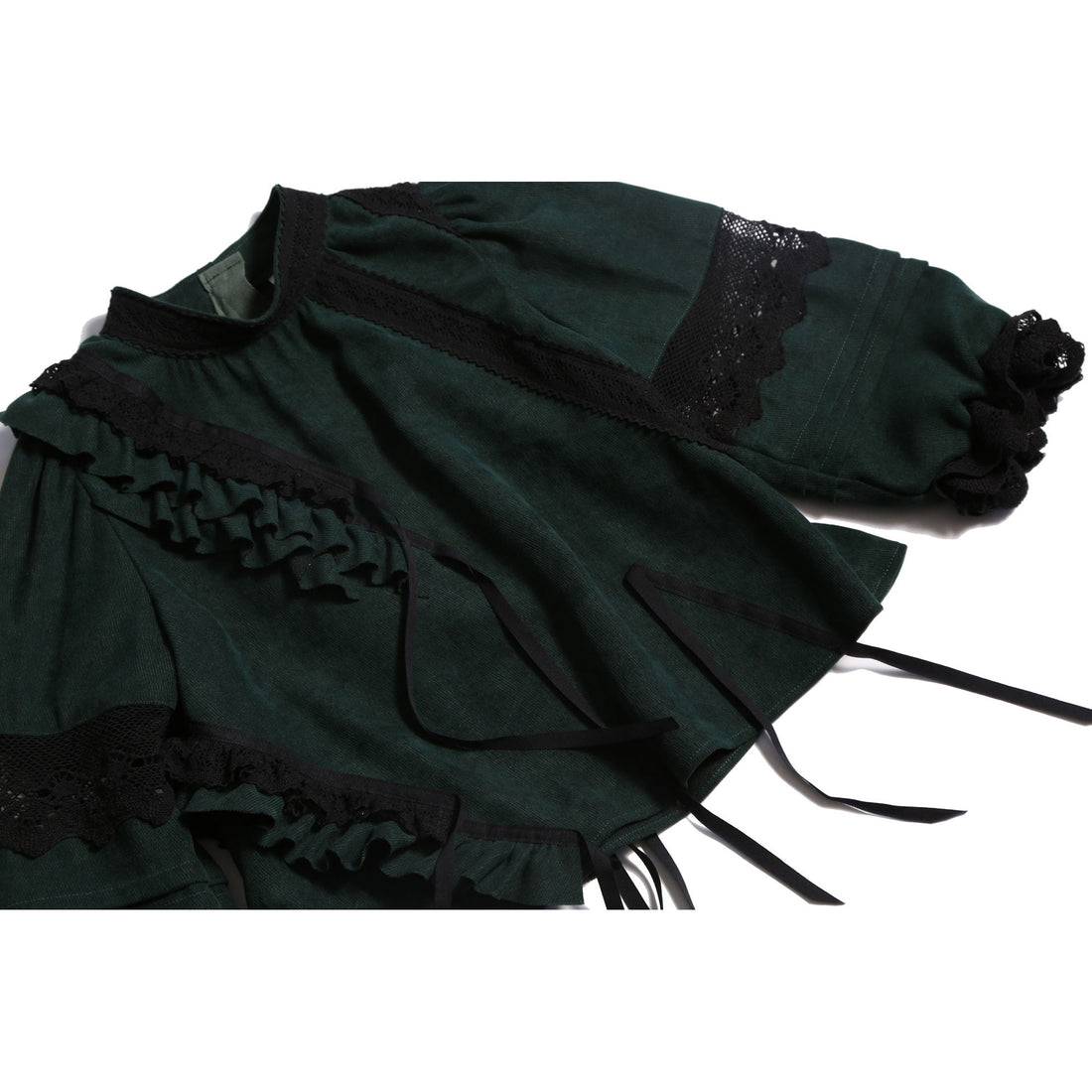 Tia Cibani Celtic Ruffled Party Brittany Blouse