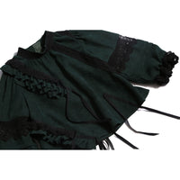 Tia Cibani Celtic Ruffled Party Brittany Blouse