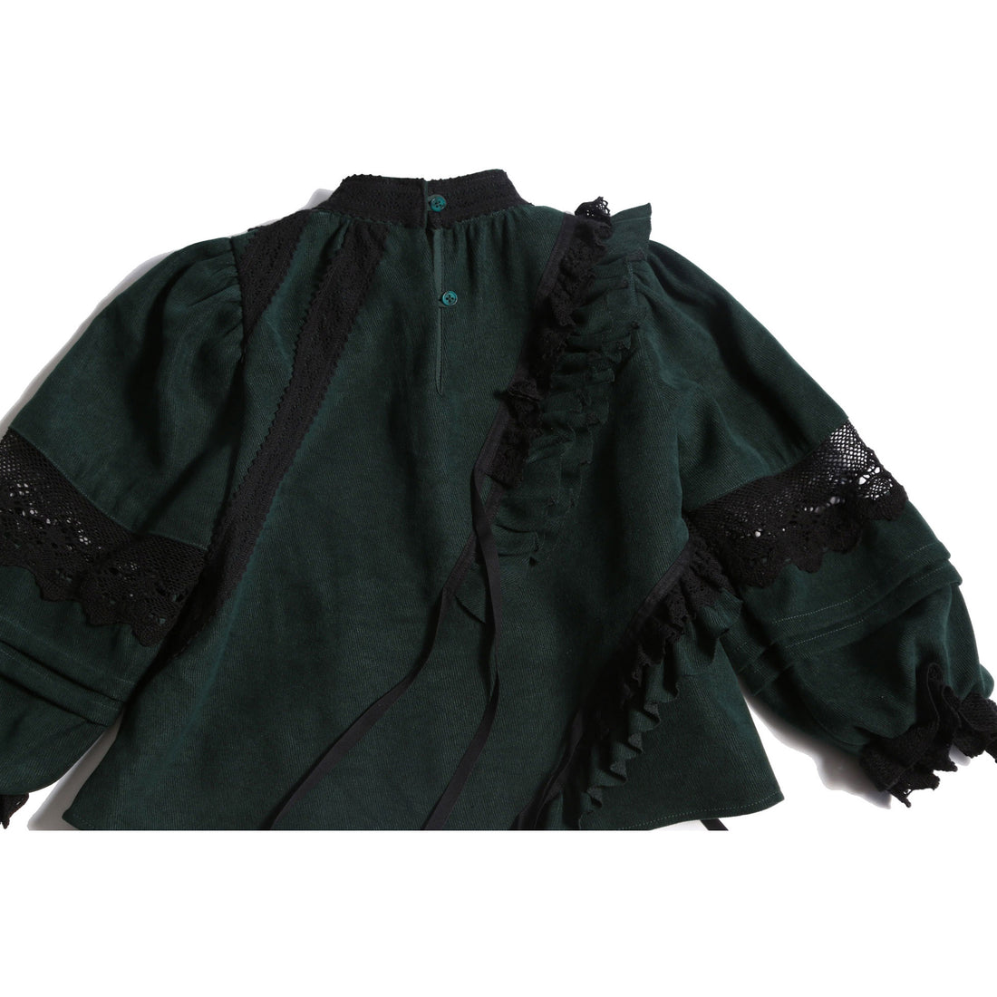 Tia Cibani Celtic Ruffled Party Brittany Blouse
