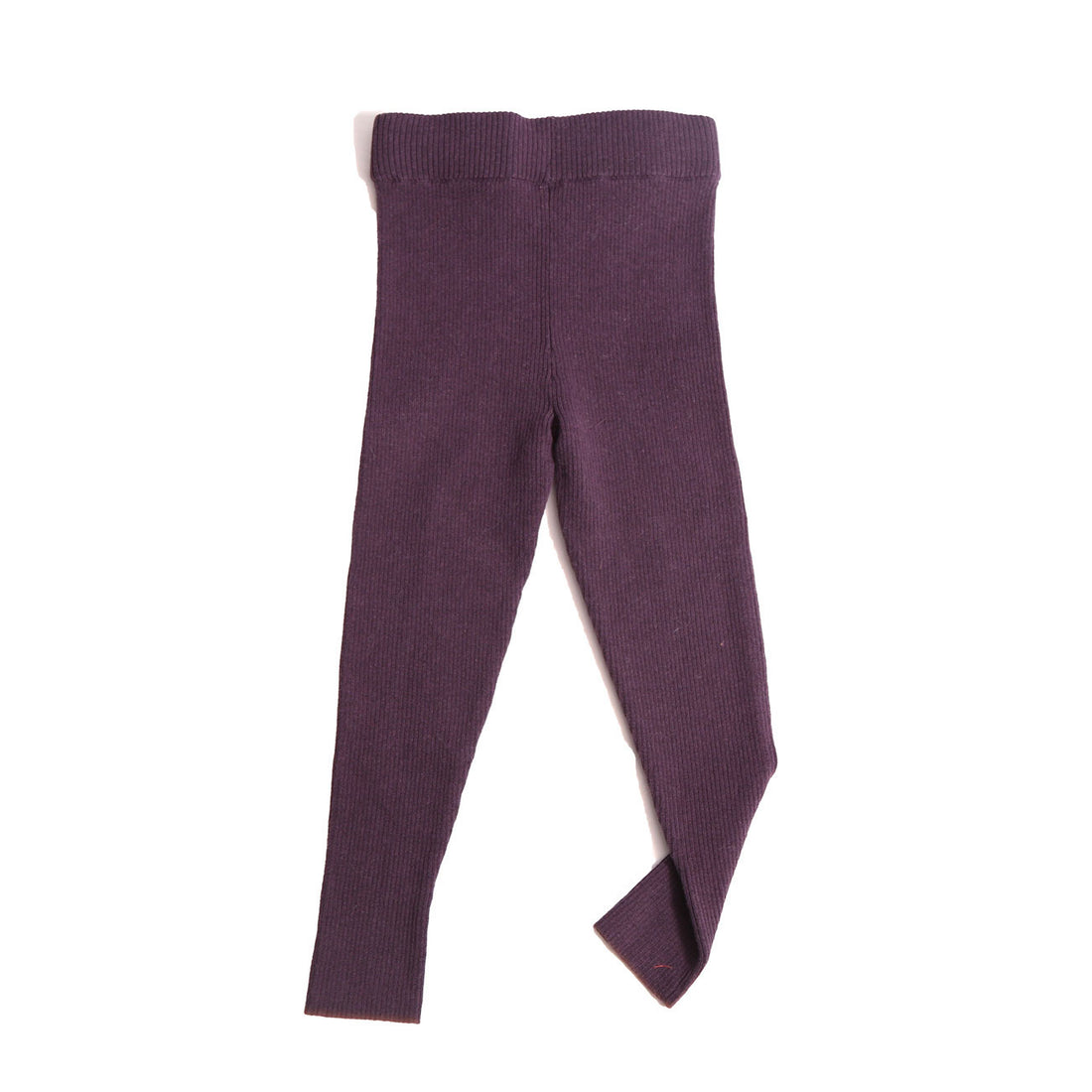 Tia Cibani Prune Slim Fit Ribbed Legging