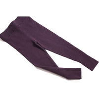 Tia Cibani Prune Slim Fit Ribbed Legging