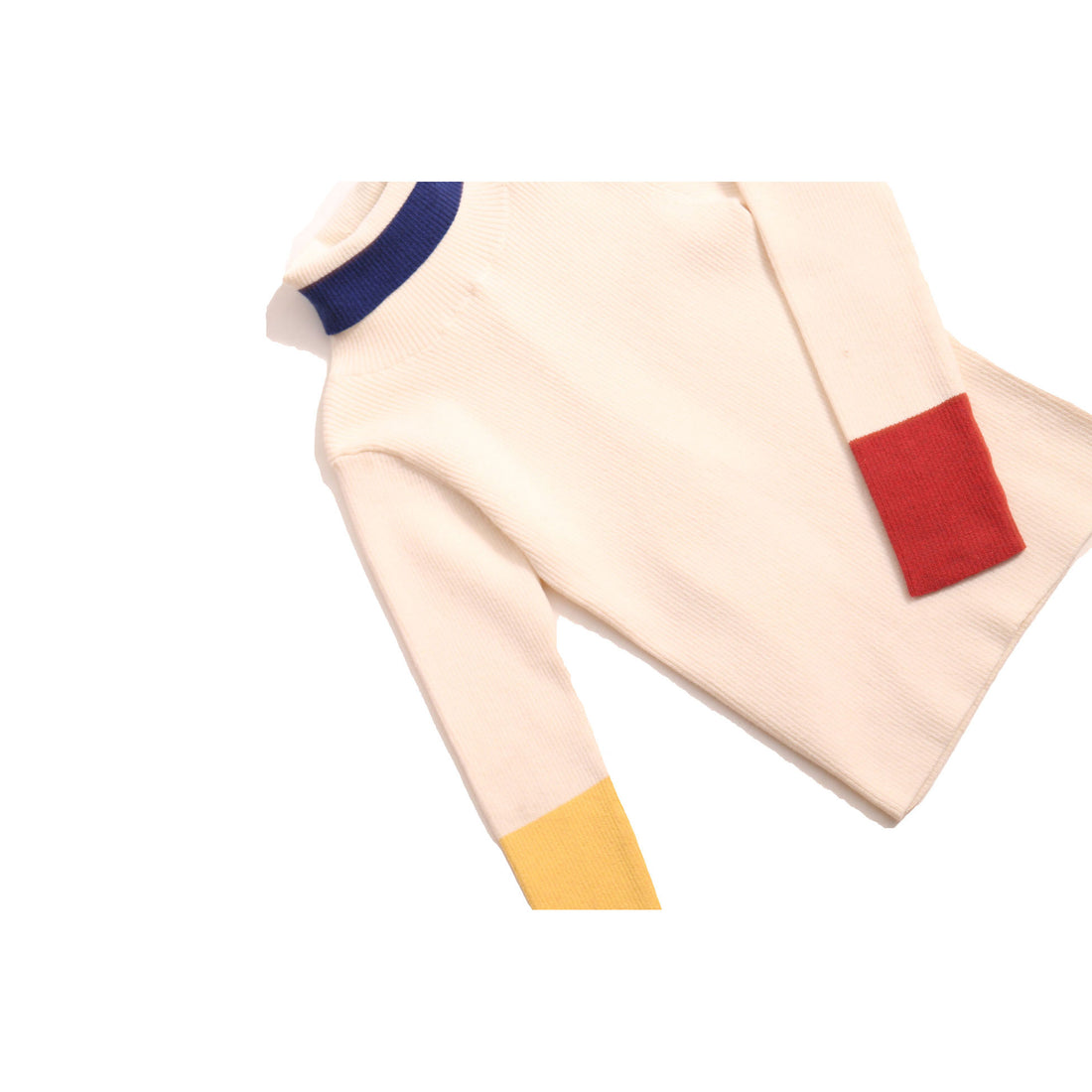 Tia Cibani Opal Mix Patchwork Turtleneck