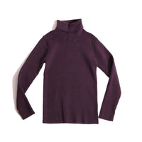 Tia Cibani Prune Slim Fit Turtleneck