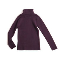 Tia Cibani Prune Slim Fit Turtleneck