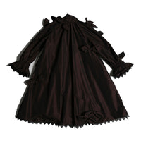 Tia Cibani Raisin Estrella Bow Embellished Frock