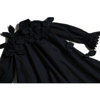 Tia Cibani Sapphire Estrella Bow Embellished Frock