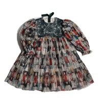Tia Cibani Rainbow Luna Pleated Frock