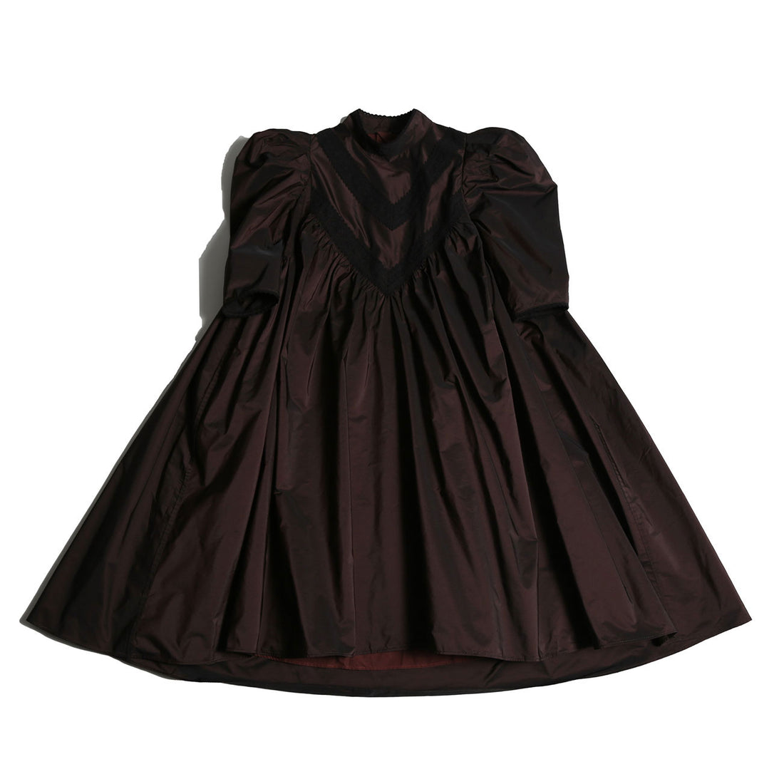 Tia Cibani Raisin Maya 3/4 Sleeve Maxi Dress