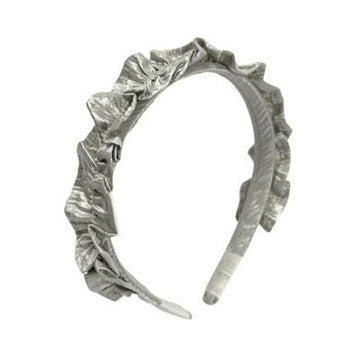 Tia Cibani Ivory Ruched Headband