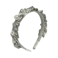 Tia Cibani Ivory Ruched Headband