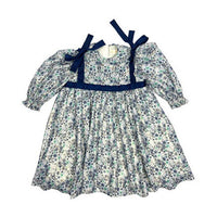 Tia Cibani Denim Luna Bib Dress