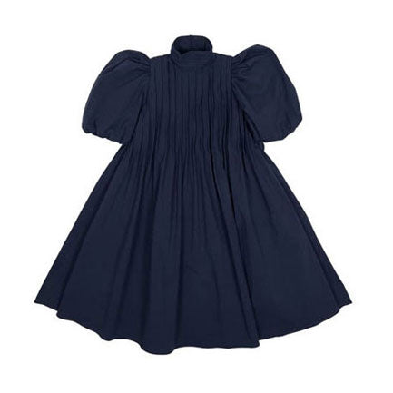 Tia Cibani Denim Harriet Pin Tuck Dress