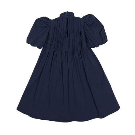 Tia Cibani Denim Harriet Pin Tuck Dress
