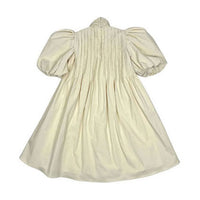 Tia Cibani Ivory Harriet Pin Tuck Dress