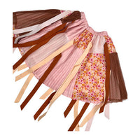 Tia Cibani Fresco Amira Patchwork Bow Skirt