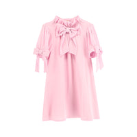 Angels Face Pink Fernie Bow Trim Dress