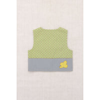 Misha and Puff   Aventurine Ben-Day Dots Flock Applique Vest