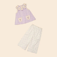 Apolina Wallflower/Studio Calico Cream Flora Trouser Set