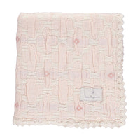 Bebe Organic Flower Motif Blanket