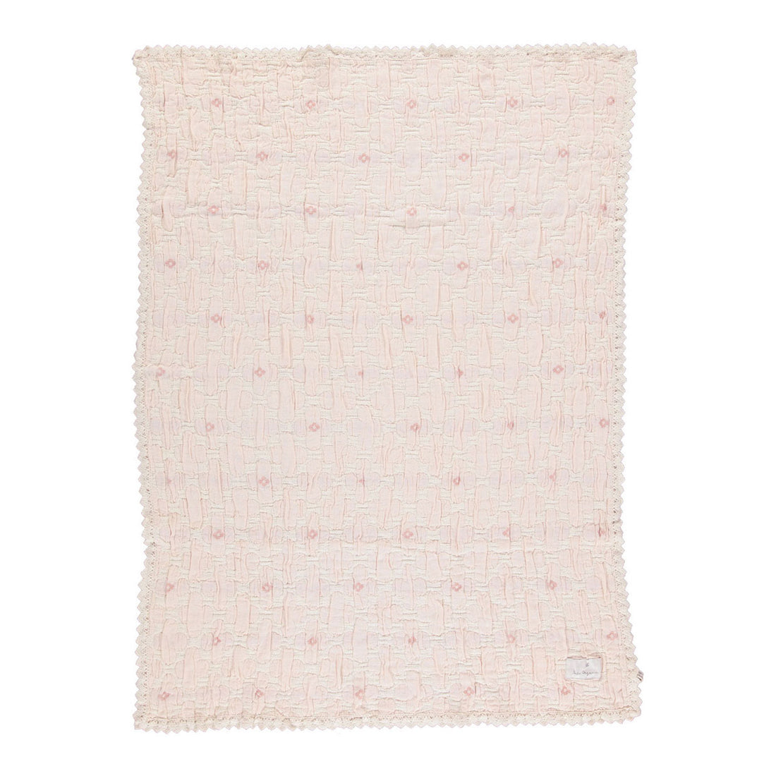 Bebe Organic Flower Motif Blanket