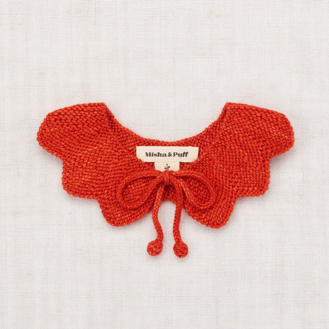 Misha and Puff Flower Collar - Red Flame