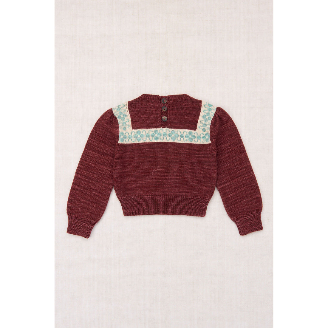 Misha and Puff Madder Root Folk Ribbon Sweater