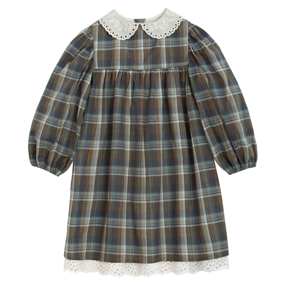 Cera Una Volta Check Lurex Frankie Dress