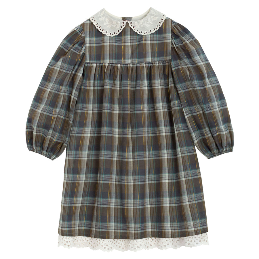 Cera Una Volta Check Lurex Frankie Dress