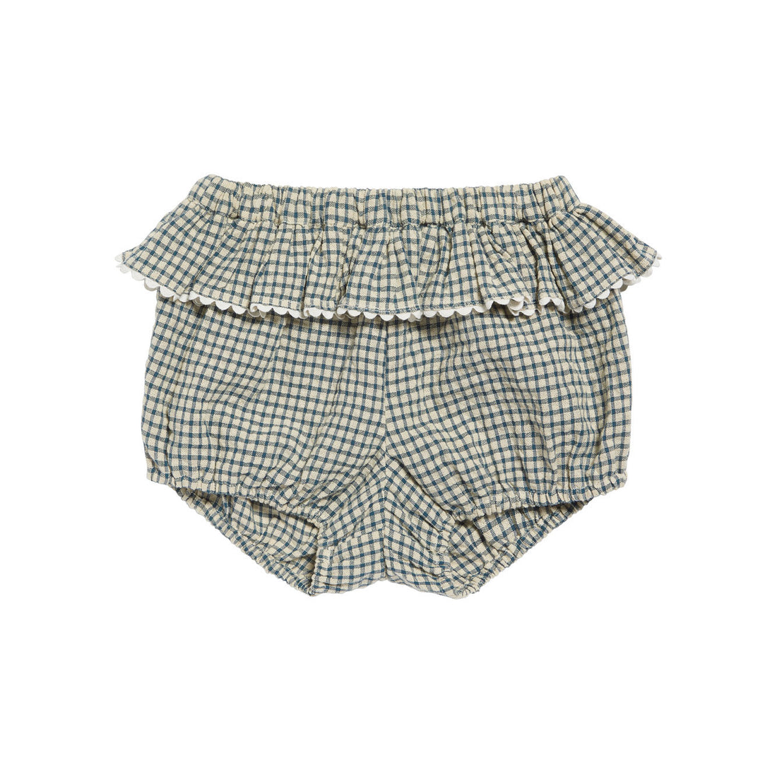 Little Cotton Clothes Rustic Check Frilly Poppy Bloomers