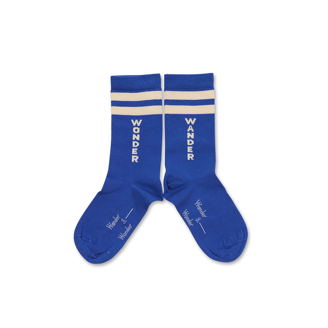 Wander and Wonder  Periwinkle Stripe Socks