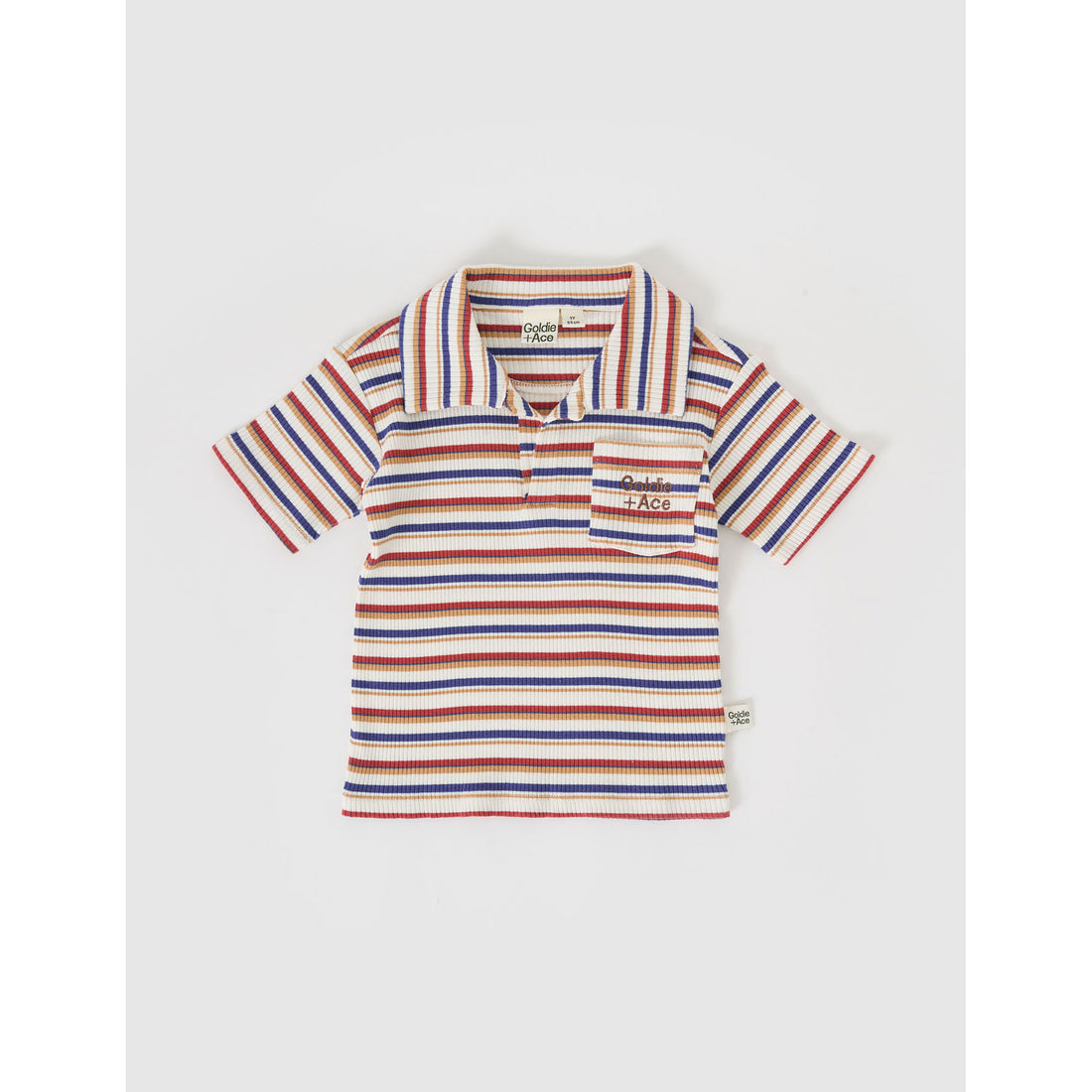 Goldie and Ace Outback Stripe Rib Polo Shirt