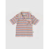 Goldie and Ace Outback Stripe Rib Polo Shirt