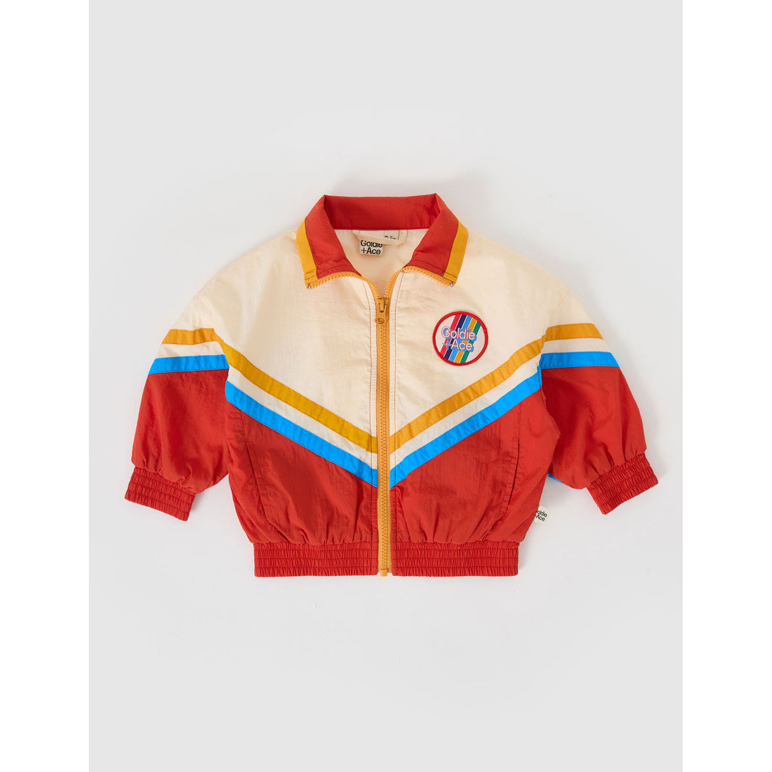Goldie and Ace Red Retro Lightweight Spray Jacket