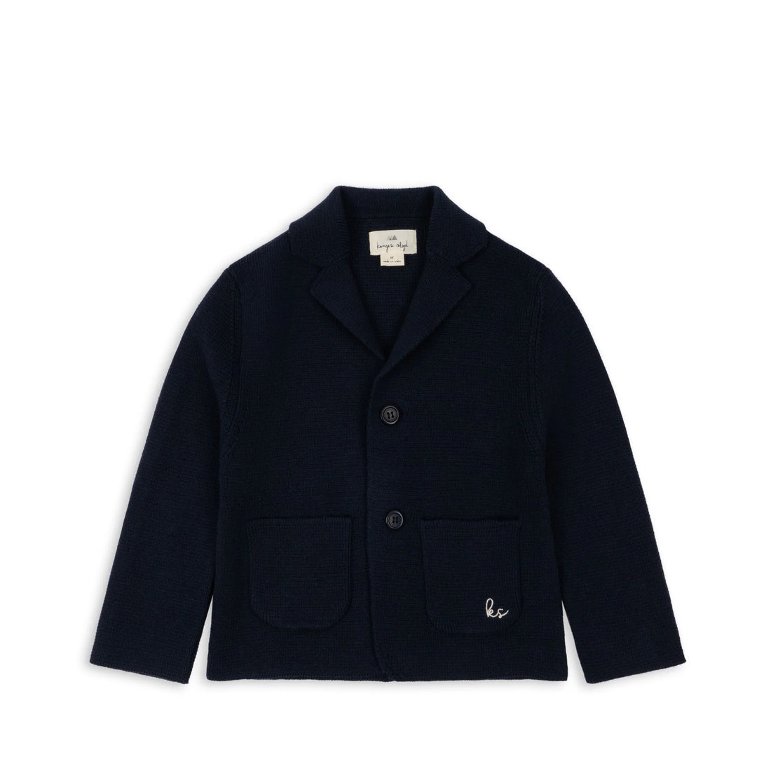 Konges Slojd Dark Navy Gabriel Knitted Blazer