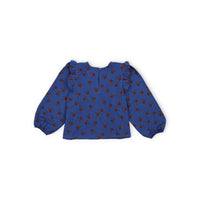 The New Society Crimson Roses Galia Blouse