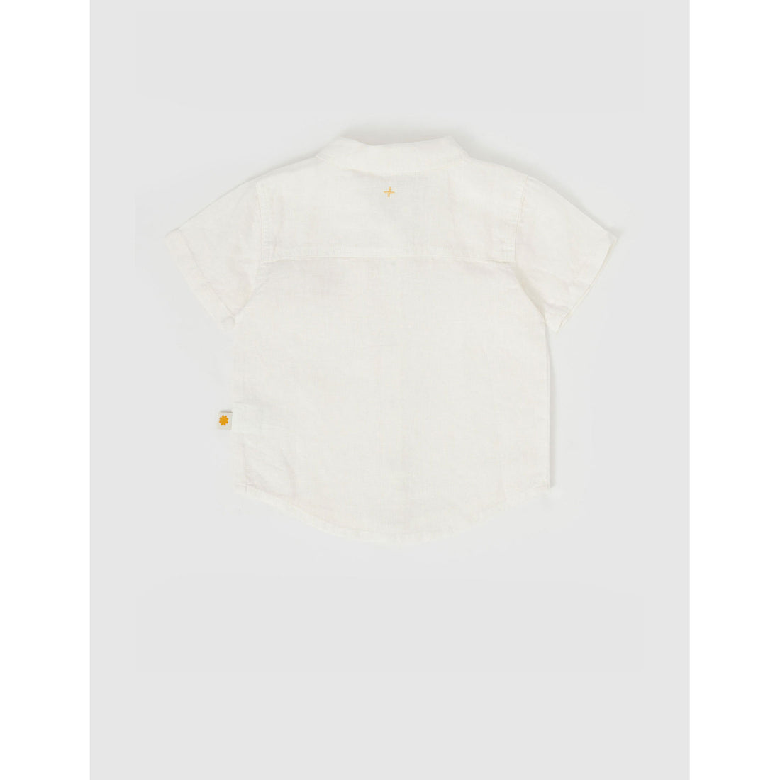 Goldie and Ace Ivory Holiday Linen Shirt