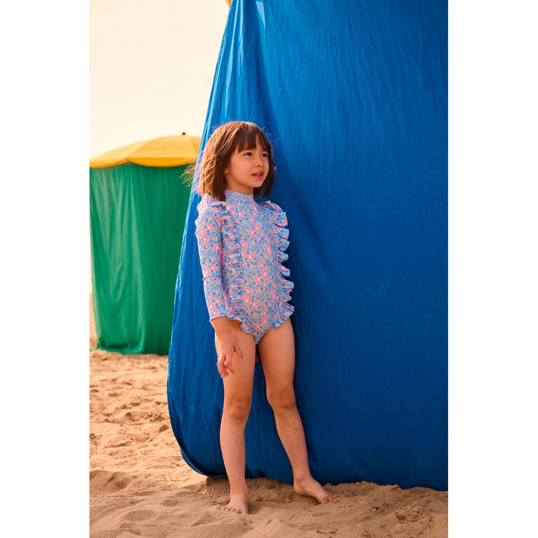 Louise Misha Blue Hibiscus Bay Aurelie Bathing Suit