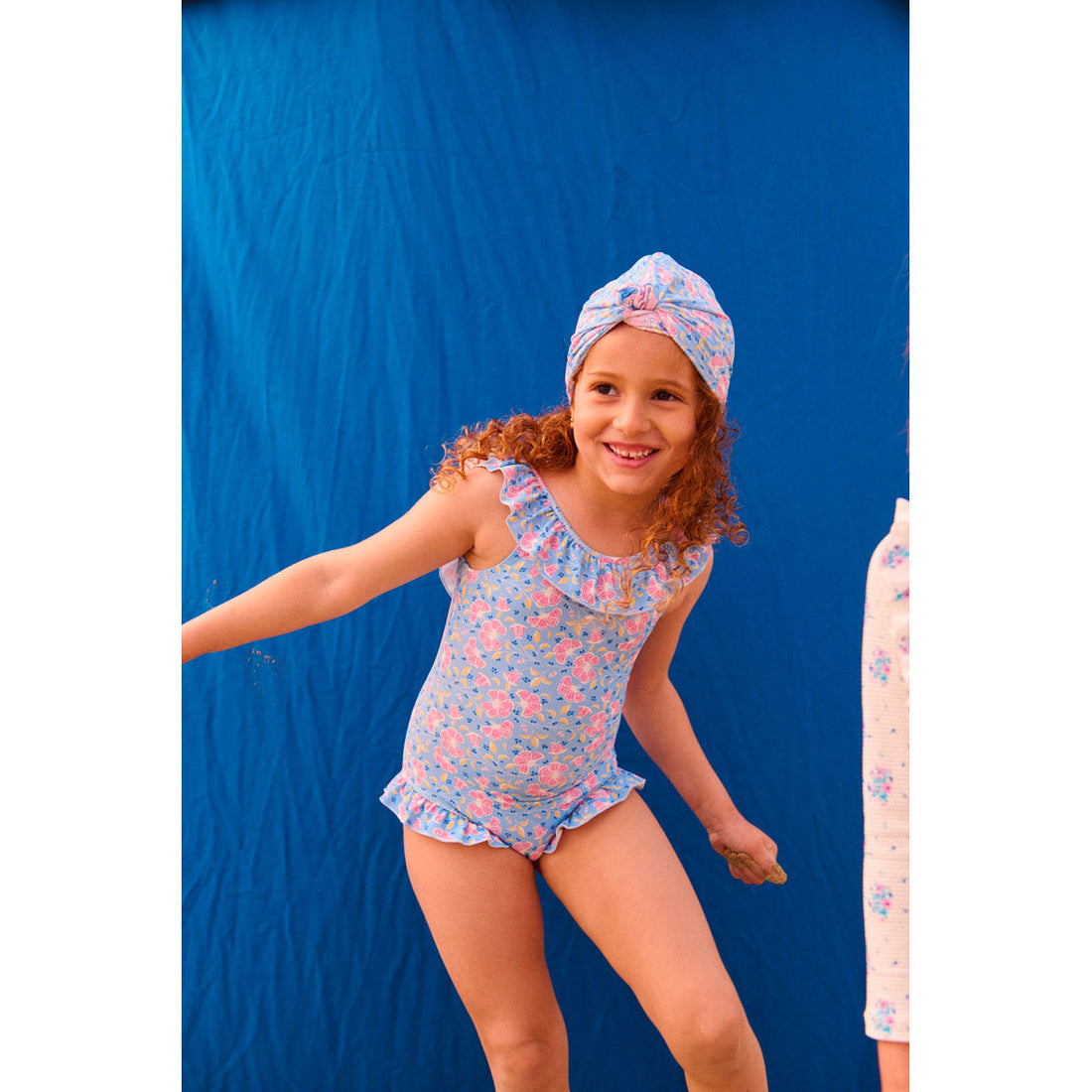 Louise Misha Blue Hibiscus Bay Andrea Bathing Suit