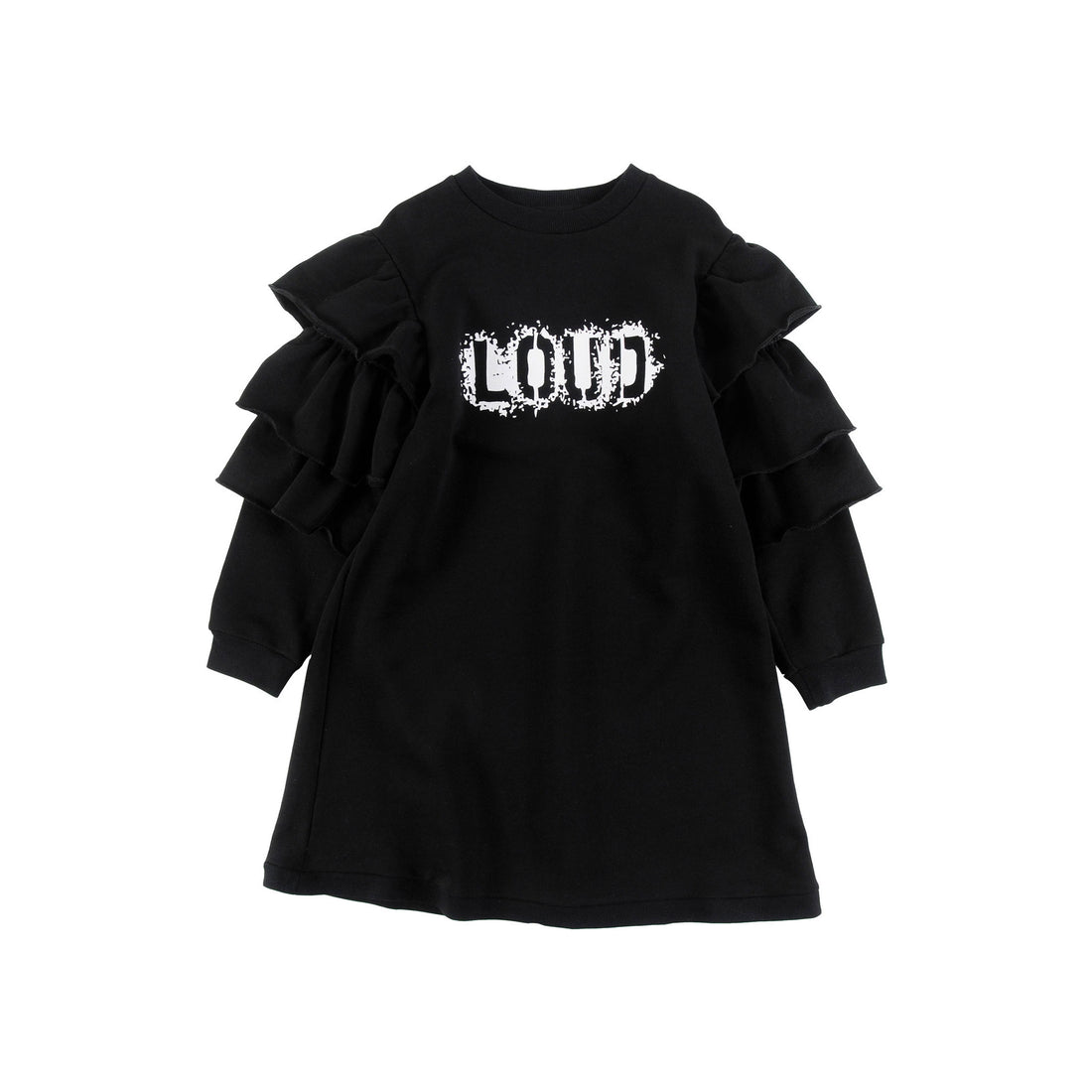 Loud Black Sweet Ruffle Dress