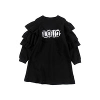 Loud Black Sweet Ruffle Dress