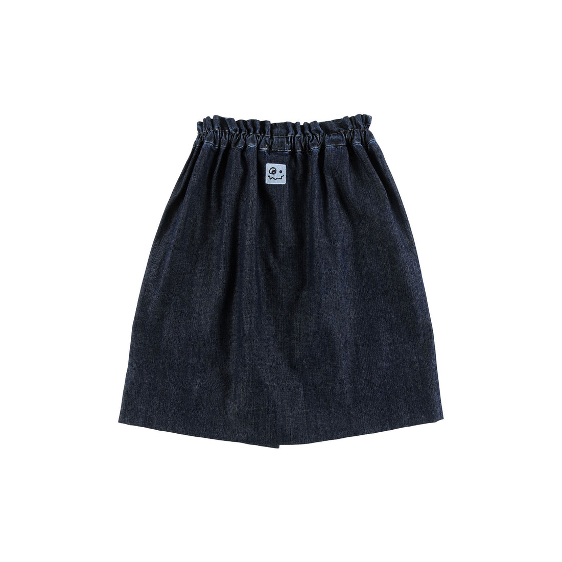 Loud Blue Denim Tender Button Down Skirt