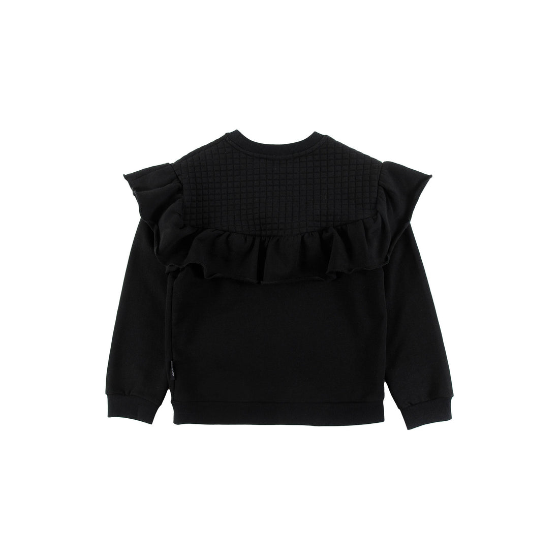 Loud Black World Ruffled Sweatshirt