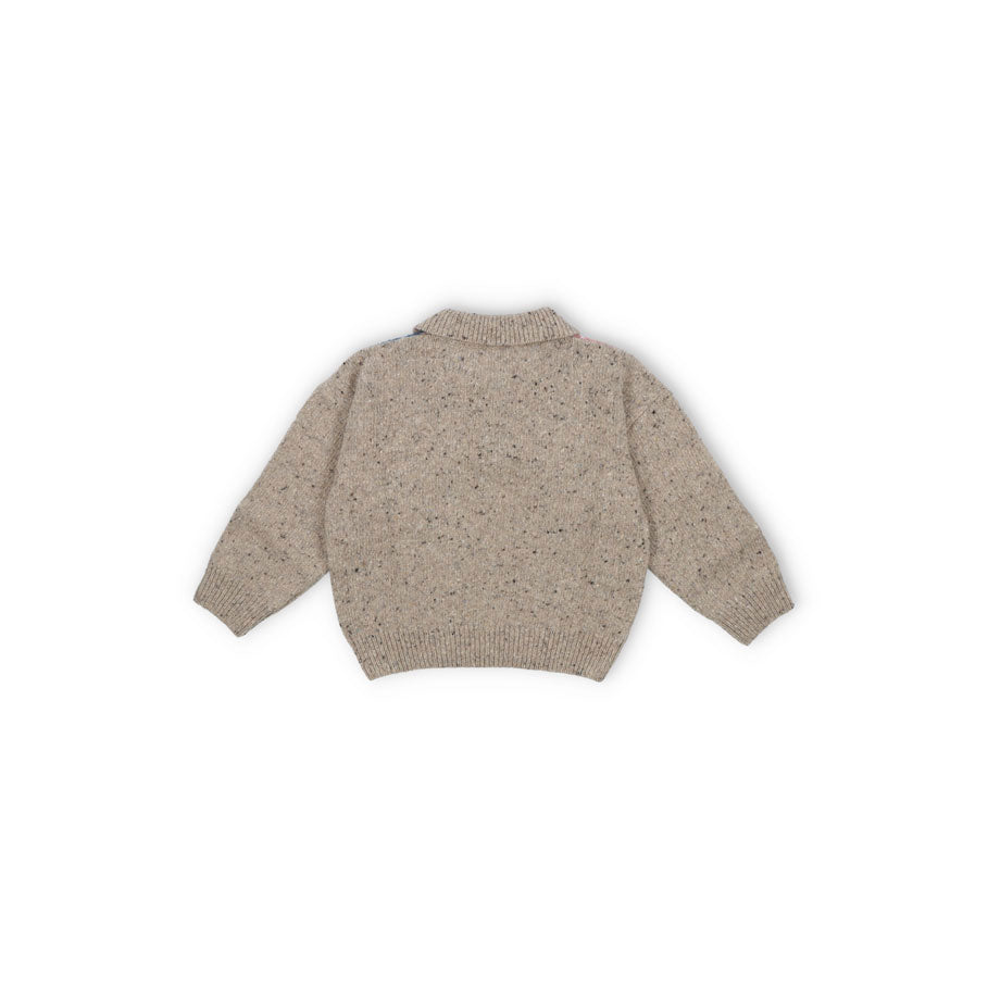The New Society Mist Melange Glasgow Polo