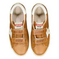 Golden Goose Leather Brown/Cream Old School Sneaker