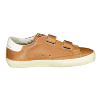 Golden Goose Leather Brown/Cream Old School Sneaker