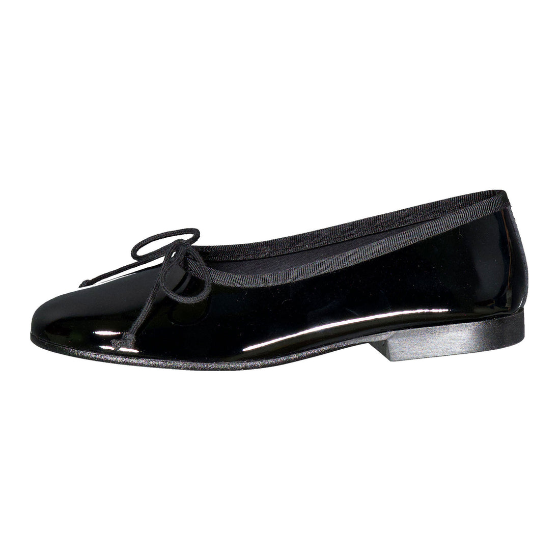 Papanatas Black Patent Ballet Flat